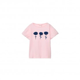 Тениска Boboli 713045 short sleeve T-shirt - Pink (Orquidea) тениска,мъжки,тениски,дамски,тениски,boboli,713045,short,sleeve,t,shirt,pink,(orquidea)
