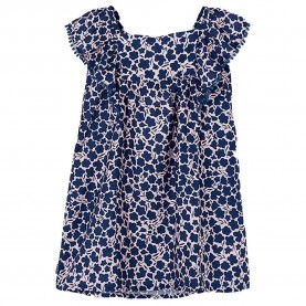 Рокля Boboli 713067 sleeveless dress - Blue (Riviera Floral Print) рокля,дамски,поли,и,рокли,boboli,713067,sleeveless,dress,blue,(riviera,floral,print)
