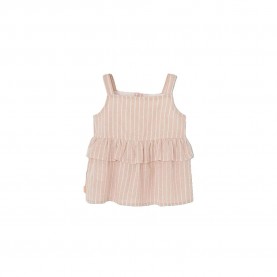 Тениска Boboli 723013 short sleeve T-shirt - Pink (Bicolor List) тениска,мъжки,тениски,дамски,тениски,boboli,723013,short,sleeve,t,shirt,pink,(bicolor,list)