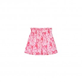 Пола Boboli 773029 skirt - Pink (Hibiscus Print) пола,детски,поли,и,рокли,boboli,773029,skirt,pink,(hibiscus,print)