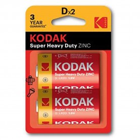 Kodak Extra Heavy Duty Zinc Lr20 alkaline batteries 2 units - Clear (Multicolor) батерии,kodak,extra,heavy,duty,zinc,lr20,alkaline,batteries,2,units,clear,(multicolor)