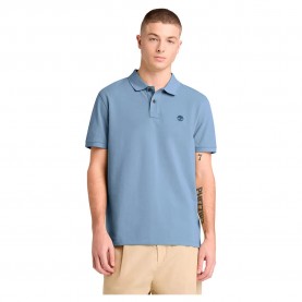 Timberland Millers River Pique short sleeve polo - Blue (Stone Wash) дамски,блузи,с,яка,мъжки,блузи,с,яка,timberland,millers,river,pique,short,sleeve,polo,blue,(stone,wash)