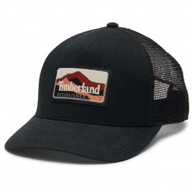 Шапка Timberland Mountain Patch Trucker cap - Black (Black) шапка,всички,шапки,timberland,mountain,patch,trucker,cap,black,(black)