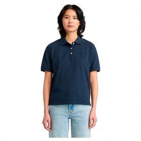 Timberland Pique short sleeve polo - Blue (Dark Sapphire) дамски,блузи,с,яка,мъжки,блузи,с,яка,timberland,pique,short,sleeve,polo,blue,(dark,sapphire)
