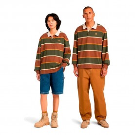 мъжки,блузи,с,яка,timberland,rugby,long,sleeve,polo,green,brown,(pinecone,duffel)