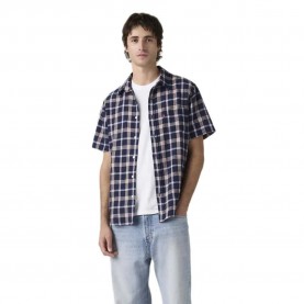 риза,с,къс,ръкав,дамски,ризи,мъжки,ризи,levi´s,®,sunset,one,pocket,standard,short,sleeve,shirt,blue,(sintra,plaid,v2,dress,blues)