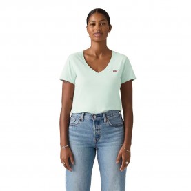 тениска,мъжки,тениски,дамски,тениски,levi´s,®,the,perfect,short,sleeve,v,neck,t,shirt,green,(pale,blue)