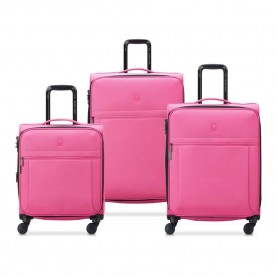 Delsey Be Cabina Slim S/M/L 135L trolley bag - Pink (Pink) куфари,delsey,be,cabina,slim,s,m,l,135l,trolley,bag,pink,(pink)