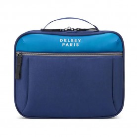 Несесер Delsey Brochant 3 8L wash bag - Blue (Ultramarine Blue) несесер,тоалетни,принадлежности,delsey,brochant,3,8l,wash,bag,blue,(ultramarine,blue)