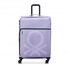 Delsey Color Block Expandable 76 cm 104L trolley bag - Purple (Lavender) куфари,delsey,color,block,expandable,76,cm,104l,trolley,bag,purple,(lavender)