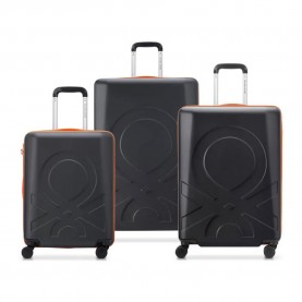 Delsey Fabrica S/M/L 135L trolley bag - Black (Black) куфари,delsey,fabrica,s,m,l,135l,trolley,bag,black,(black)
