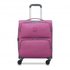 Delsey UCB Soft Slim Expandable 54cm 38L trolley bag - Pink (Pink) куфари,delsey,ucb,soft,slim,expandable,54cm,38l,trolley,bag,pink,(pink)