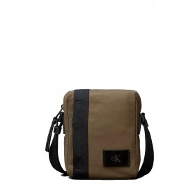 Calvin klein Canvas Mix Reporter crossbody - Brown (Deep Olive) всички,чанти,calvin,klein,canvas,mix,reporter,crossbody,brown,(deep,olive)