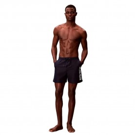 Бански гащета Calvin klein LV00N61047 swimming boxer - Black (Shoreline) бански,гащета,мъжки,бански,костюми,calvin,klein,lv00n61047,swimming,boxer,black,(shoreline)