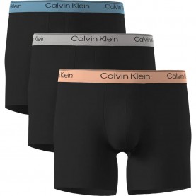 Боксерки Calvin klein LV00NB4410 Brief boxers 3 units - Black (Black Bodies W / Gulf Blue / Light Cas) боксерки,мъжко,бельо,calvin,klein,lv00nb4410,brief,boxers,3,units,black,(black,bodies,w,gulf,blue,light,cas)