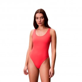 бански,костюм,дамски,бански,костюми,calvin,klein,lv00q61205,scoop,back,swimsuit,pink,(punch,pink)