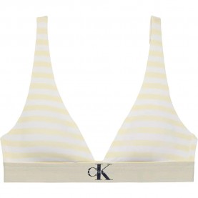 дамско,бельо,дамски,бикини,и,танкини,calvin,klein,lv00qf8703,triangle,bra,yellow,(cent,stripe,anise,flower)