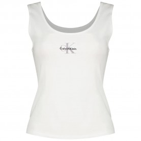 Тениска Calvin klein LV00QS7603 Graphic sleeveless T-shirt - White (Classic White) тениска,мъжки,тениски,дамски,тениски,calvin,klein,lv00qs7603,graphic,sleeveless,t,shirt,white,(classic,white)