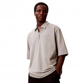 Calvin klein Supima EMB short sleeve polo - Beige (Shadow) дамски,блузи,с,яка,мъжки,блузи,с,яка,calvin,klein,supima,emb,short,sleeve,polo,beige,(shadow)