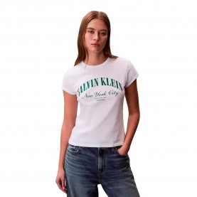 бебешка,тениска,мъжки,тениски,дамски,тениски,calvin,klein,jeans,graphic,logo,baby,short,sleeve,t,shirt,white,(bright,white)