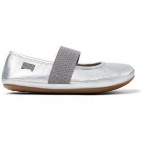 обувки,дамски,обувки,camper,right,ballet,pumps,grey,golden,(gray)
