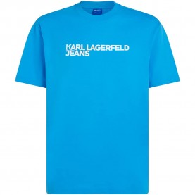 Тениска Karl lagerfeld jeans A1M17002 short sleeve T-shirt - Blue (Azure Blue) тениска,мъжки,тениски,дамски,тениски,karl,lagerfeld,jeans,a1m17002,short,sleeve,t,shirt,blue,(azure,blue)