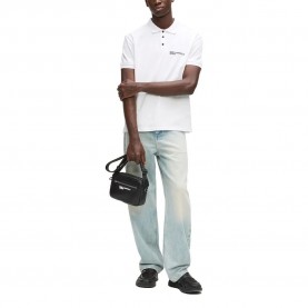дънки,дамски,блузи,с,яка,мъжки,блузи,с,яка,karl,lagerfeld,jeans,a2m17094,regular,fit,short,sleeve,polo,white,(white)