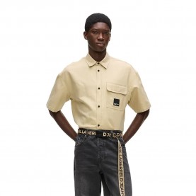 Риза с къс ръкав Karl lagerfeld jeans B2M16019 short sleeve shirt - Beige (Pale Khaki) риза,с,къс,ръкав,дамски,ризи,мъжки,ризи,karl,lagerfeld,jeans,b2m16019,short,sleeve,shirt,beige,(pale,khaki)