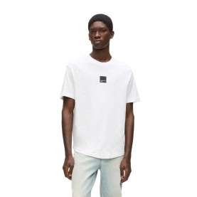 Тениска Karl lagerfeld jeans B2M17048 short sleeve T-shirt - White (White) тениска,мъжки,тениски,дамски,тениски,karl,lagerfeld,jeans,b2m17048,short,sleeve,t,shirt,white,(white)