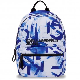 Раница Karl lagerfeld jeans B2M30218 backpack - Blue (Monogram Aop Klj Blue) раница,раници,karl,lagerfeld,jeans,b2m30218,backpack,blue,(monogram,aop,klj,blue)