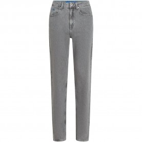 Дънки Karl lagerfeld jeans B2W10084 Straight Fit high waist jeans - Grey (Light Grey) дънки,мъжки,панталони,дамски,панталони,karl,lagerfeld,jeans,b2w10084,straight,fit,high,waist,jeans,grey,(light,grey)