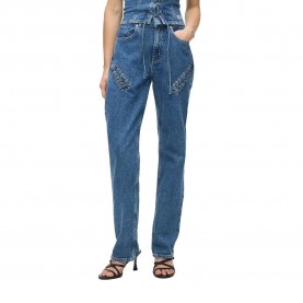 дънки,мъжки,панталони,дамски,панталони,karl,lagerfeld,jeans,b2w10086,straight,fit,high,waist,jeans,blue,(stone,blue)