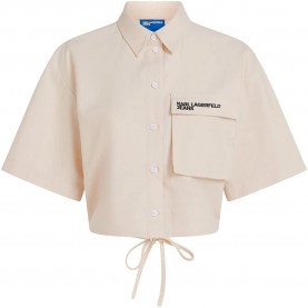 Риза с къс ръкав Karl lagerfeld jeans B2W11021 short sleeve shirt - Beige (Whitecap Grey) риза,с,къс,ръкав,дамски,ризи,мъжки,ризи,karl,lagerfeld,jeans,b2w11021,short,sleeve,shirt,beige,(whitecap,grey)
