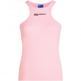 Дънки Karl lagerfeld jeans B2W17085 Sleeveless Top - Pink (Fairytale) дънки,дамски,топове,karl,lagerfeld,jeans,b2w17085,sleeveless,top,pink,(fairytale)
