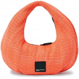 Чанта за през рамо Karl lagerfeld jeans B2W30116 Hobo shoulder bag - Orange (Grenadine) чанта,за,през,рамо,всички,чанти,karl,lagerfeld,jeans,b2w30116,hobo,shoulder,bag,orange,(grenadine)