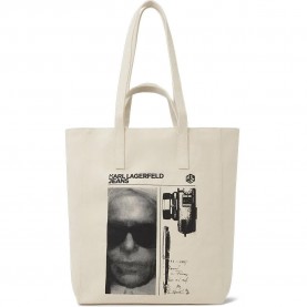 Чанта Karl lagerfeld jeans B2W50046 tote bag - Beige (Whitecap Grey) чанта,всички,чанти,karl,lagerfeld,jeans,b2w50046,tote,bag,beige,(whitecap,grey)