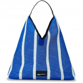 Пазарска чанта Karl lagerfeld jeans B2W50049 Shopper Bag - Blue (Klj Blue / White Stripes Ns) пазарска,чанта,всички,чанти,karl,lagerfeld,jeans,b2w50049,shopper,bag,blue,(klj,blue,white,stripes,ns)