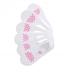 Чорапи Vans Classic Canoodle no show socks 3 units - White (White / Wild Orchid) чорапи,мъжки,чорапи,дамски,чорапи,vans,classic,canoodle,no,show,socks,3,units,white,(white,wild,orchid)