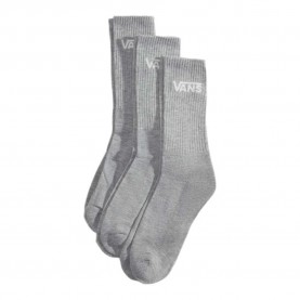 Чорапи Vans Classic crew socks 3 units - Grey (Heather Grey) чорапи,мъжки,чорапи,дамски,чорапи,vans,classic,crew,socks,3,units,grey,(heather,grey)