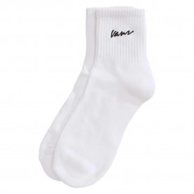 Чорапи Vans Classic Script Half crew socks - White (White) чорапи,мъжки,чорапи,дамски,чорапи,vans,classic,script,half,crew,socks,white,(white)