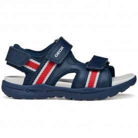 Сандали Geox Vaniett J555XB1454 sandals - Blue (Navy / Red) сандали,детски,сандали,и,чехли,geox,vaniett,j555xb1454,sandals,blue,(navy,red)