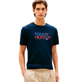 тениска,мъжки,тениски,дамски,тениски,tommy,hilfiger,brand,love,big,text,short,sleeve,t,shirt,blue,(desert,sky)