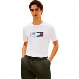 тениска,мъжки,тениски,дамски,тениски,tommy,hilfiger,brand,love,text,box,short,sleeve,t,shirt,white,(white)