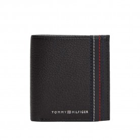 портфейли,и,портмонета,tommy,hilfiger,central,trifoild,wallet,black,(black)