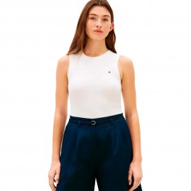 тениска,мъжки,тениски,дамски,тениски,tommy,hilfiger,cody,sleeveless,t,shirt,white,(ecru)