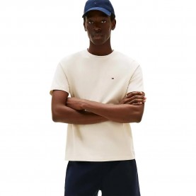 тениска,мъжки,тениски,дамски,тениски,tommy,hilfiger,ess,seasonal,short,sleeve,t,shirt,beige,(newsprint)