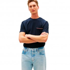 тениска,мъжки,тениски,дамски,тениски,tommy,hilfiger,global,stripe,pique,pocket,short,sleeve,t,shirt,blue,(desert,sky)