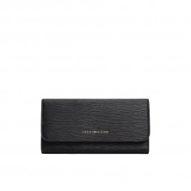 Tommy hilfiger Modern Flap woman wallet - Black (Black) портфейли,и,портмонета,tommy,hilfiger,modern,flap,woman,wallet,black,(black)