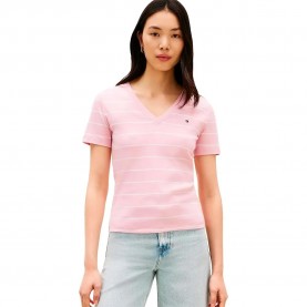 тениска,мъжки,тениски,дамски,тениски,tommy,hilfiger,slim,cody,short,sleeve,v,neck,t,shirt,pink,(fine,stp,bonita,pink,ecru)