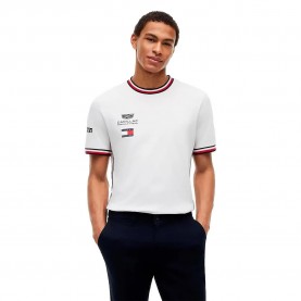 Тениска Tommy hilfiger TH X CF1 Replica short sleeve T-shirt - White (White) тениска,мъжки,тениски,дамски,тениски,tommy,hilfiger,th,x,cf1,replica,short,sleeve,t,shirt,white,(white)
